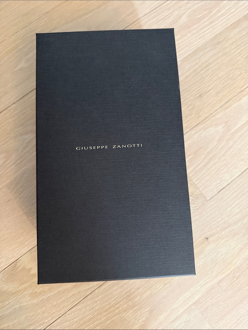 Giuseppe Zanotti Black Shoe Box with Gold Logo